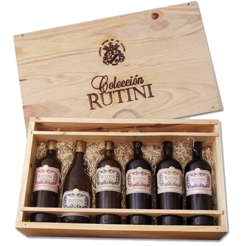 ESTUCHE MADERA RUTINI COLECCION MIX 6