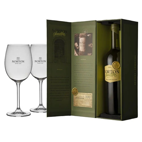 Norton Semillon 2018 con Estuche + 2 Copas