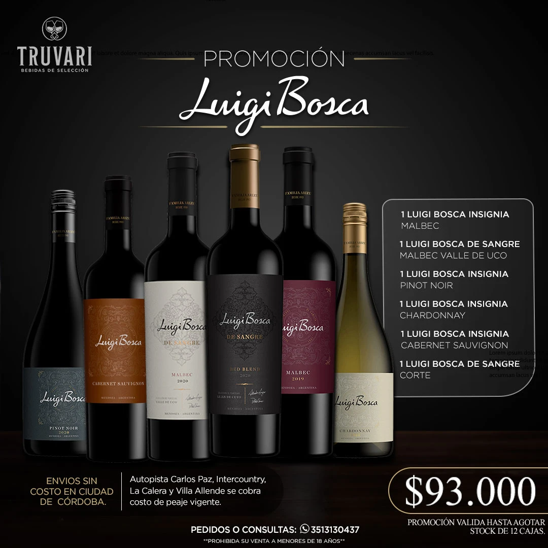 PROMOCION LUIGI BOSCA